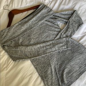⚡️love culture off shoulder grey sweater